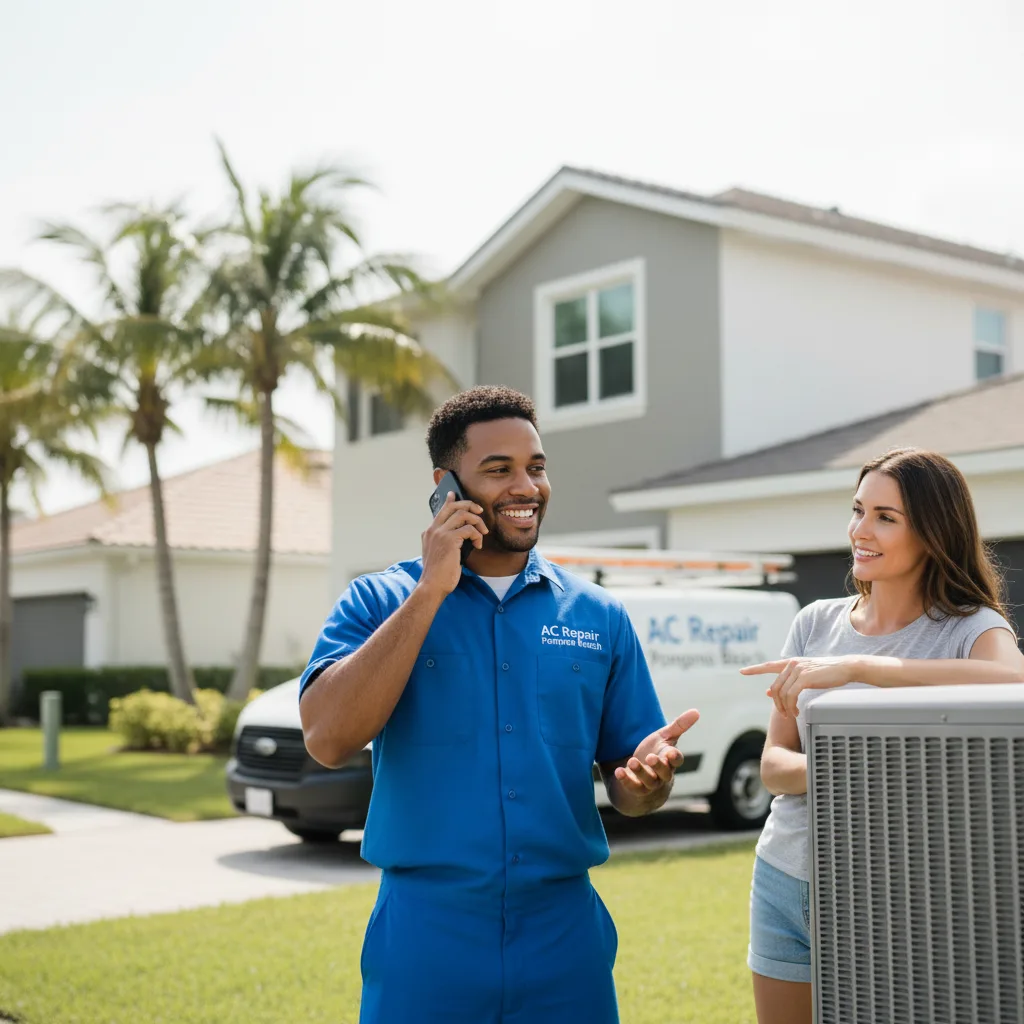 AC Repair Pompano Beach customer support in Ferron